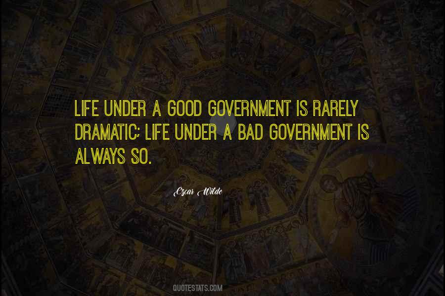 Bad Government Quotes #1812705