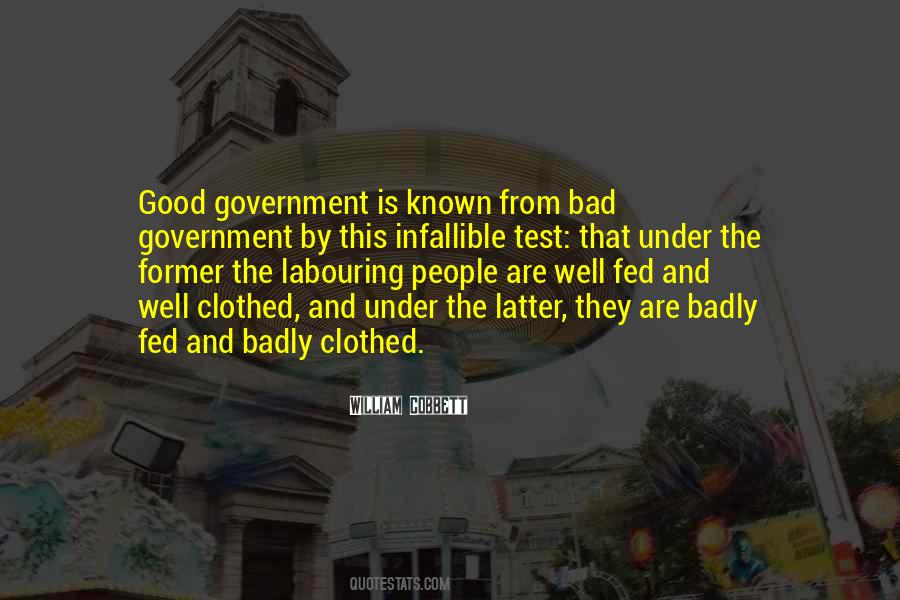 Bad Government Quotes #777991