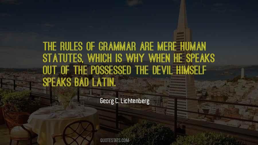 Bad Grammar Quotes #791866