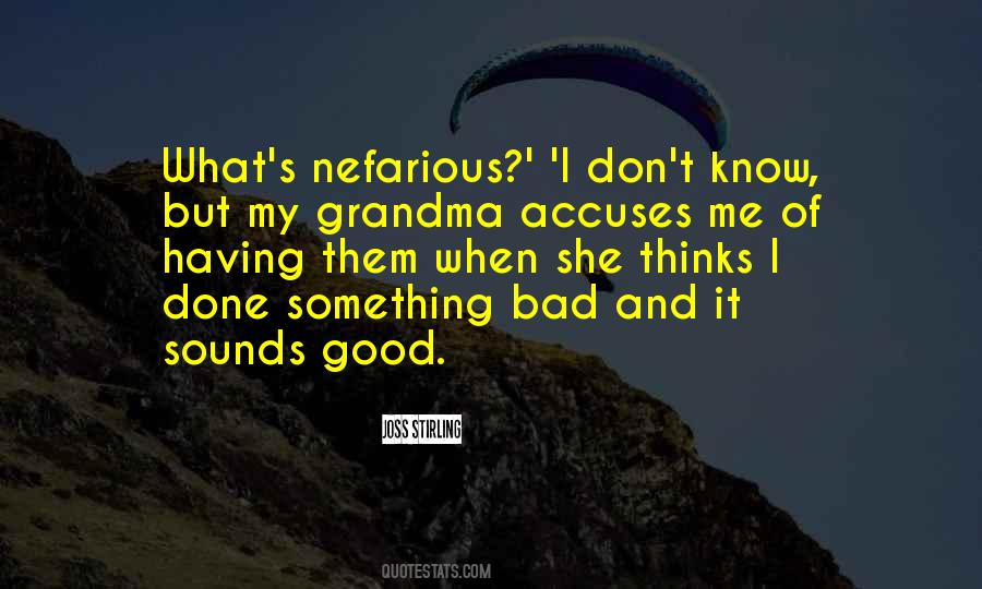 Bad Grandma Quotes #386392