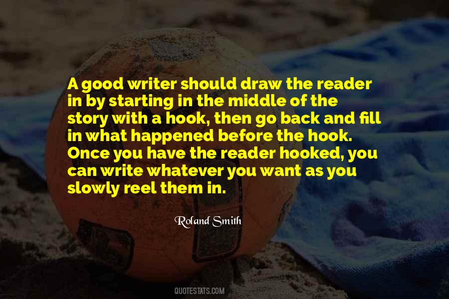 On Writing Story Reader Quotes #172161