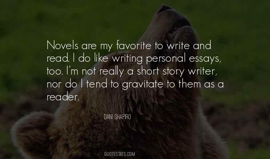 On Writing Story Reader Quotes #449524