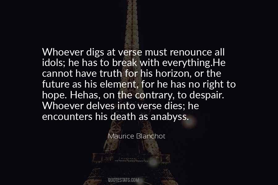 Blanchot Maurice Quotes #1417008