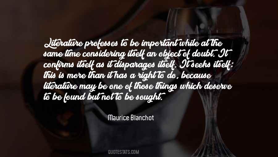 Blanchot Maurice Quotes #1639404
