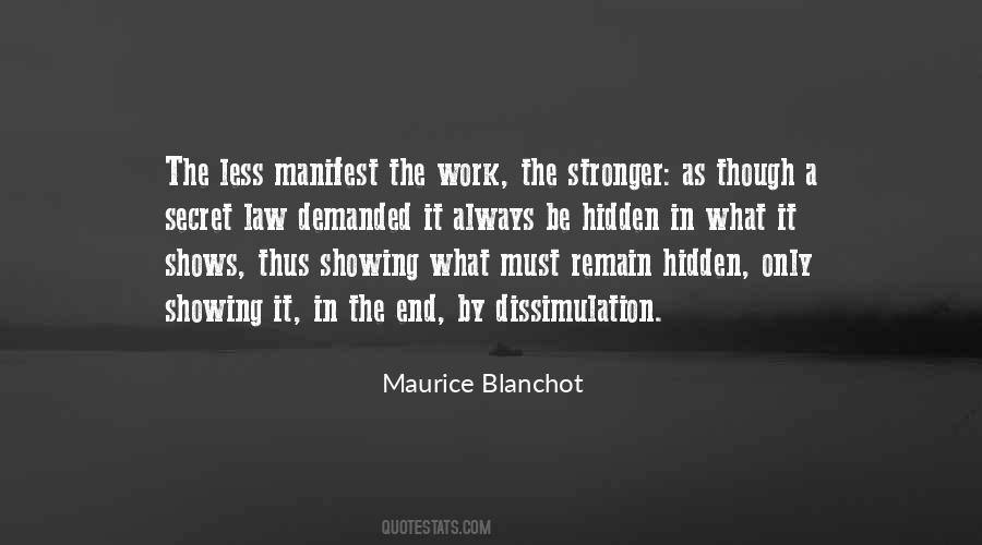 Blanchot Maurice Quotes #727910