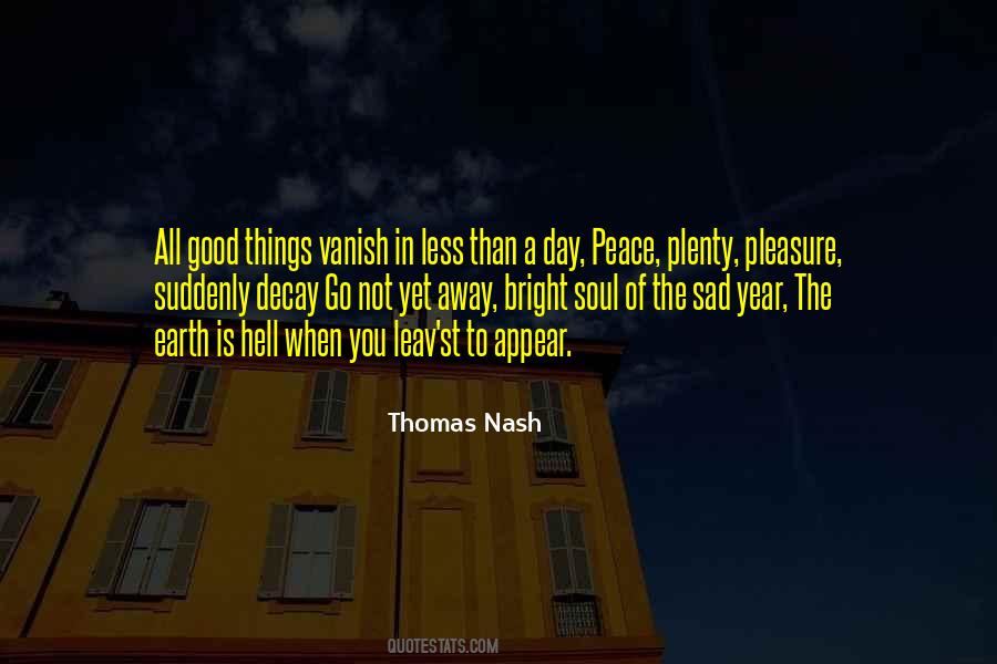 Vanish Away Quotes #1281361
