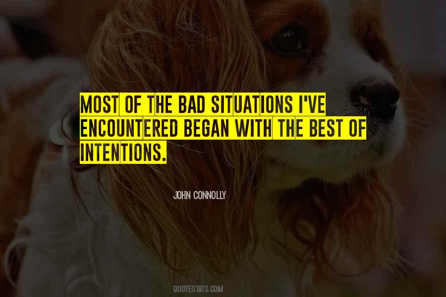 Bad Intention Quotes #210447