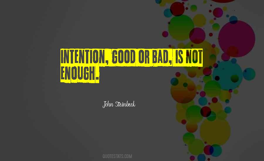 Bad Intention Quotes #286807