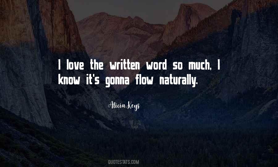 Love Flow Quotes #708415