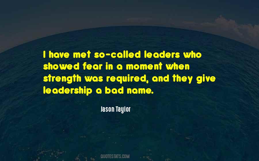 Bad Leaders Quotes #676781