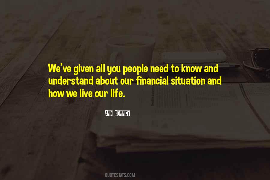 How We Live Quotes #112577
