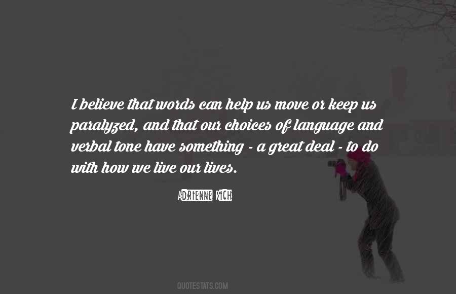 How We Live Quotes #1605268