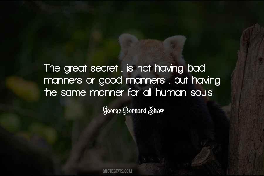 Bad Manner Quotes #341463