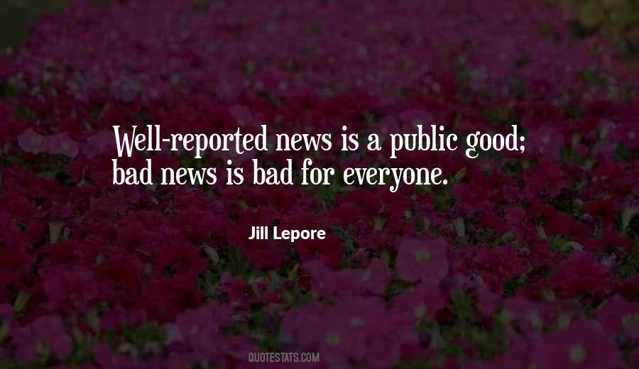 Bad News Quotes #1001423