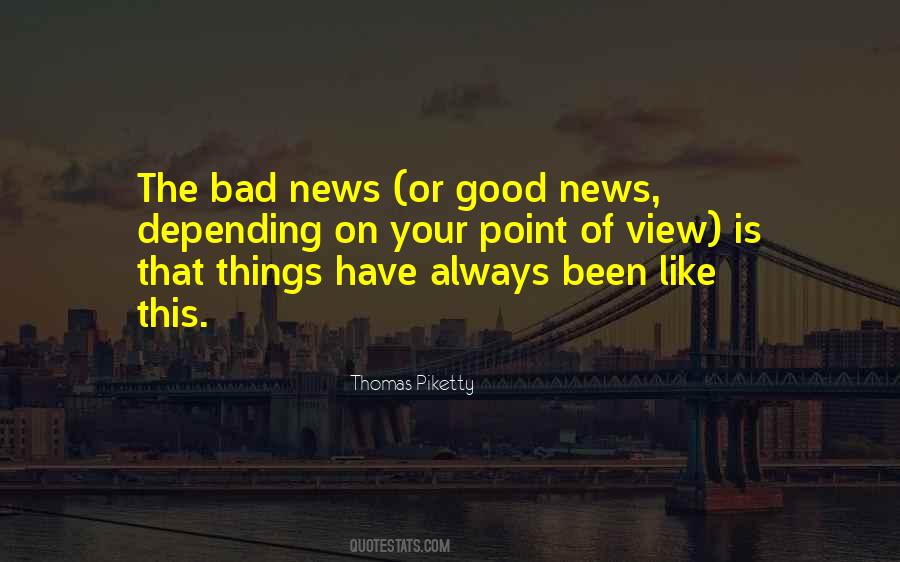 Bad News Quotes #1110712