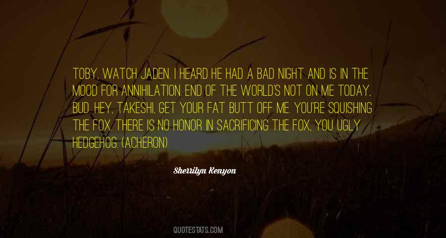 Bad Night Quotes #937958