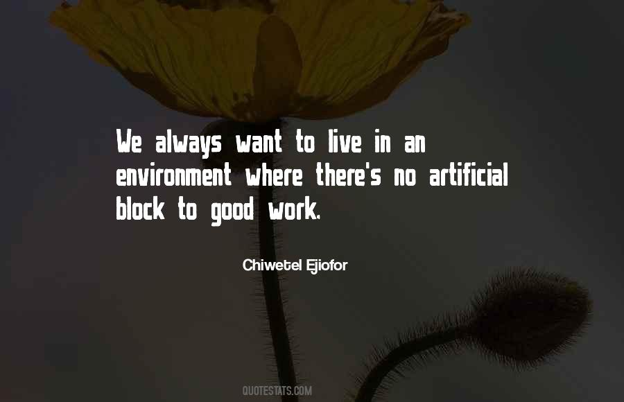 Environment We Live In Quotes #1284421