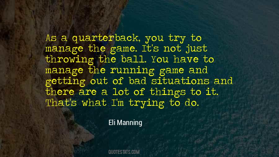 Bad Quarterback Quotes #1832684