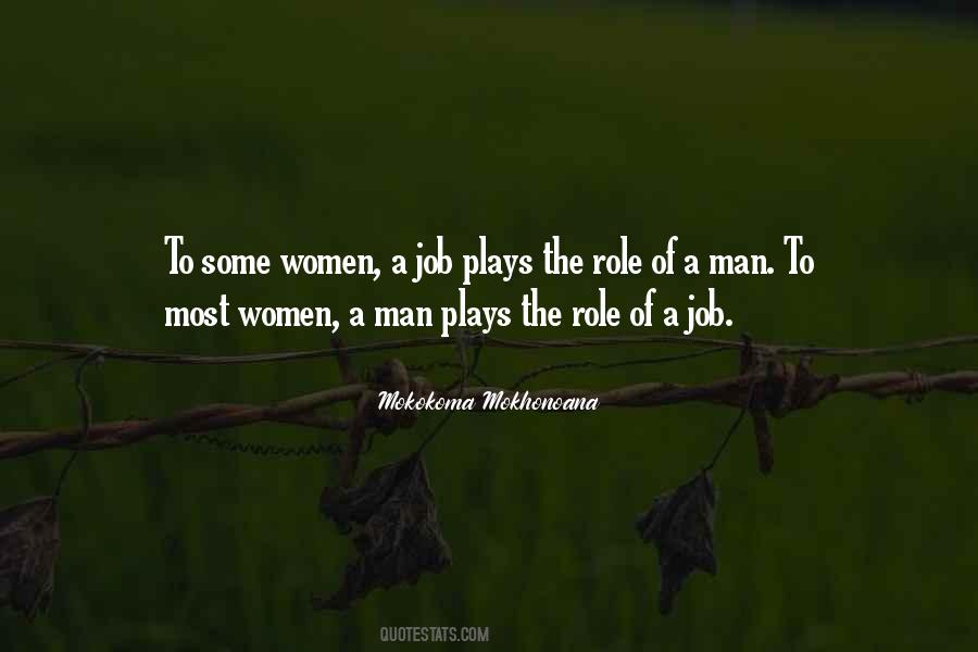 Women S Role With Men Quotes #505126