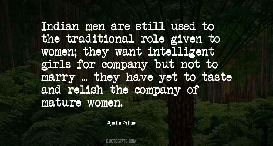 Women S Role With Men Quotes #516134