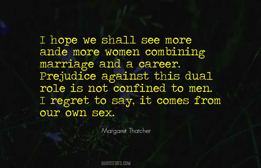 Women S Role With Men Quotes #682441