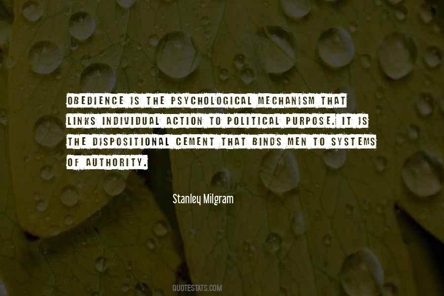 Quotes About Milgram Obedience #1036454