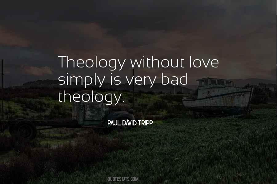 Bad Theology Quotes #1056660