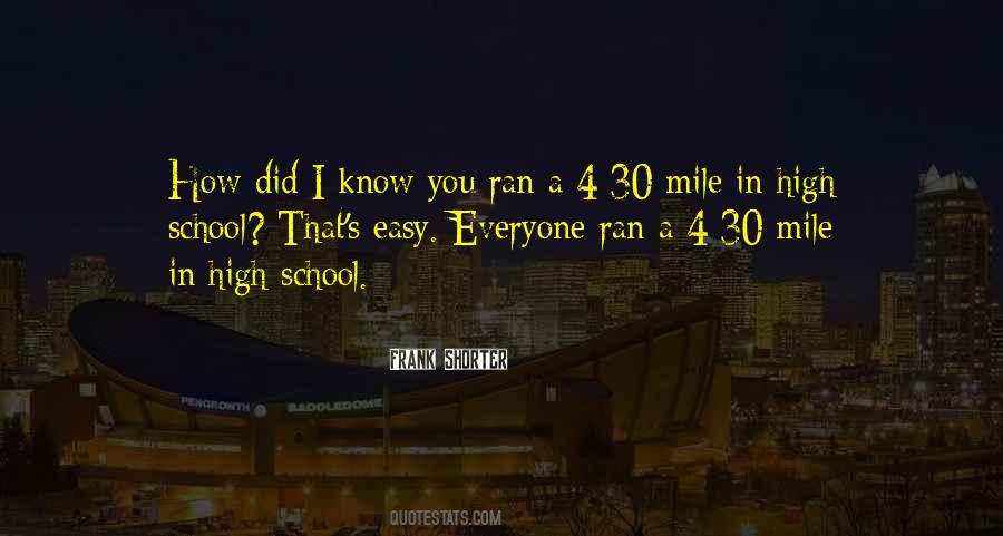Quotes About Mile #1152412