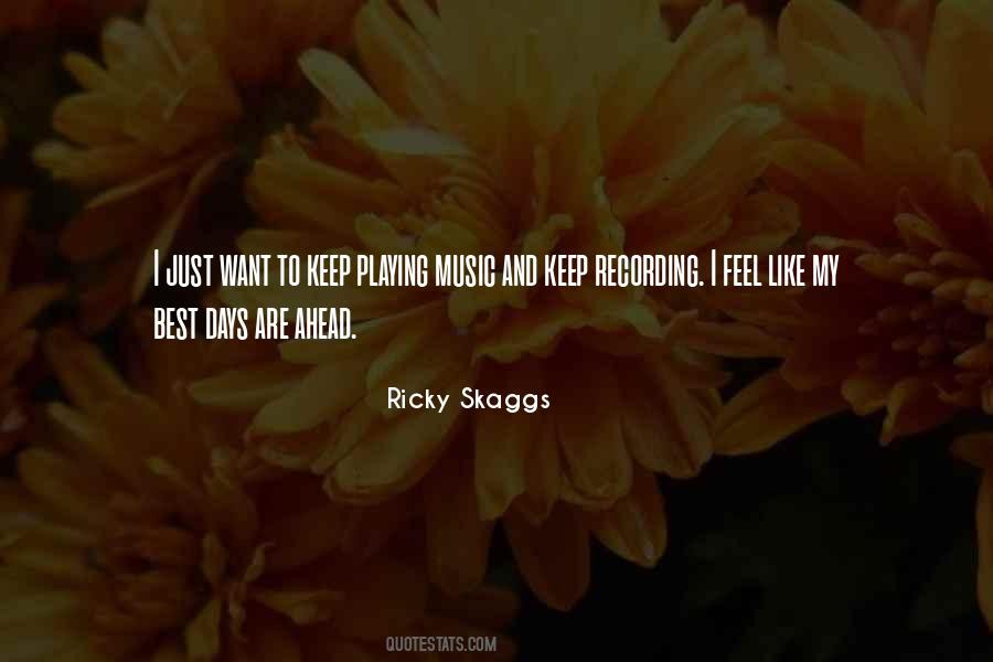 Days Ahead Quotes #1237369