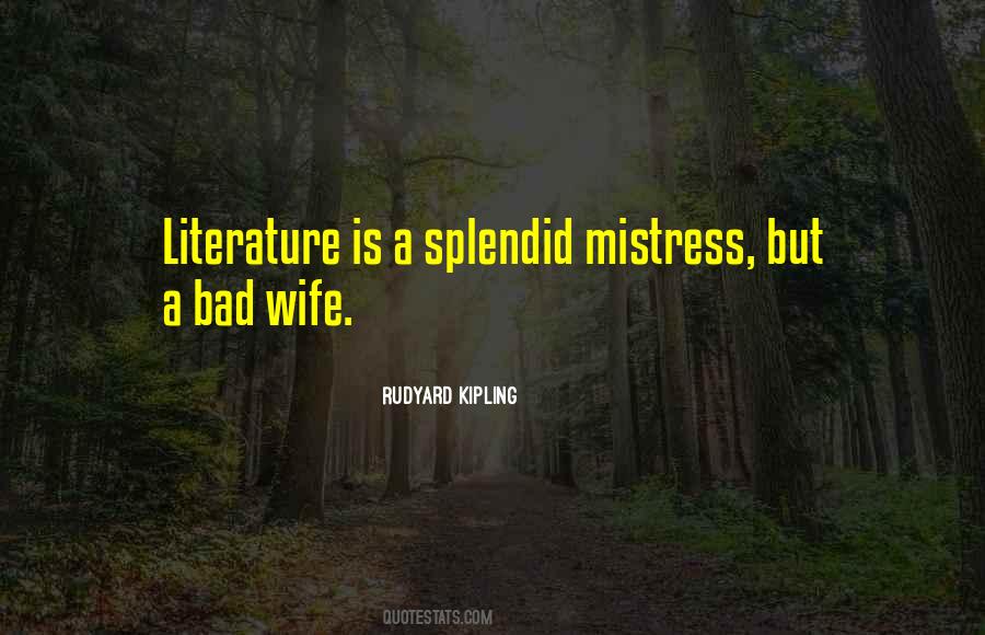 Bad Wife Quotes #1001842