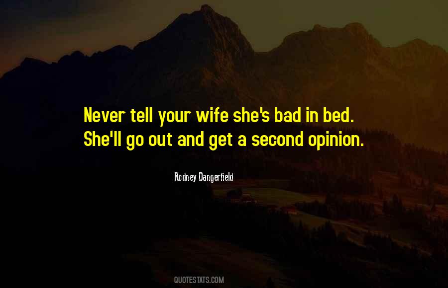 Bad Wife Quotes #1740064