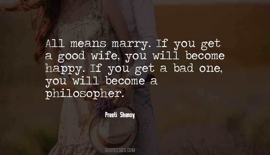 Bad Wife Quotes #571763