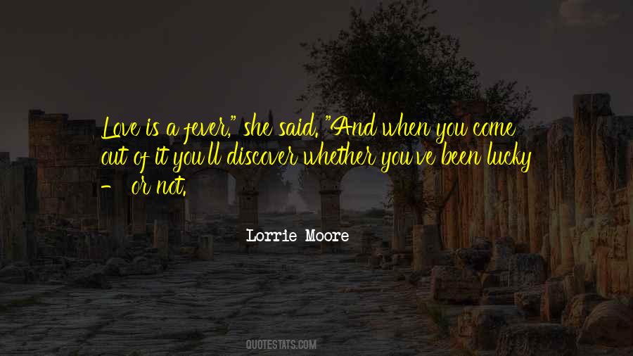 Love Fever Quotes #1169450