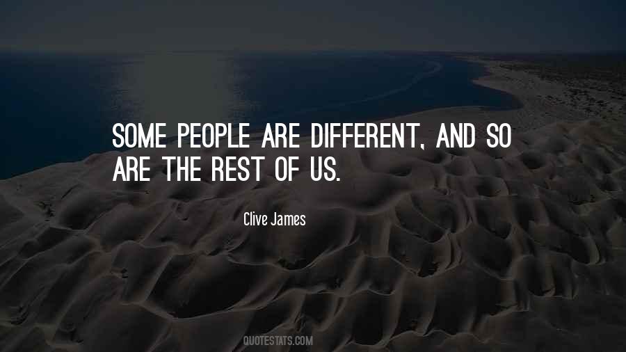 People Are Different Quotes #17995