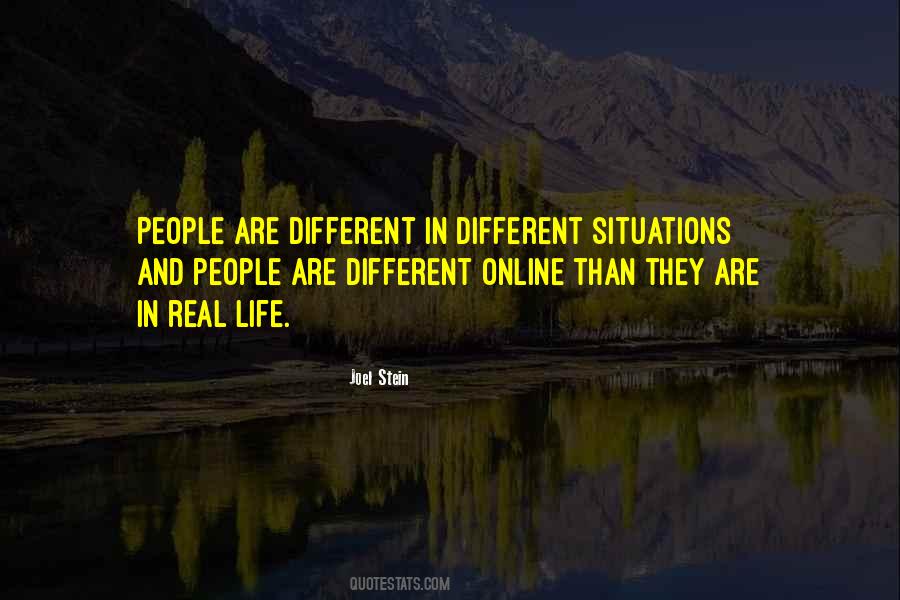 People Are Different Quotes #85754