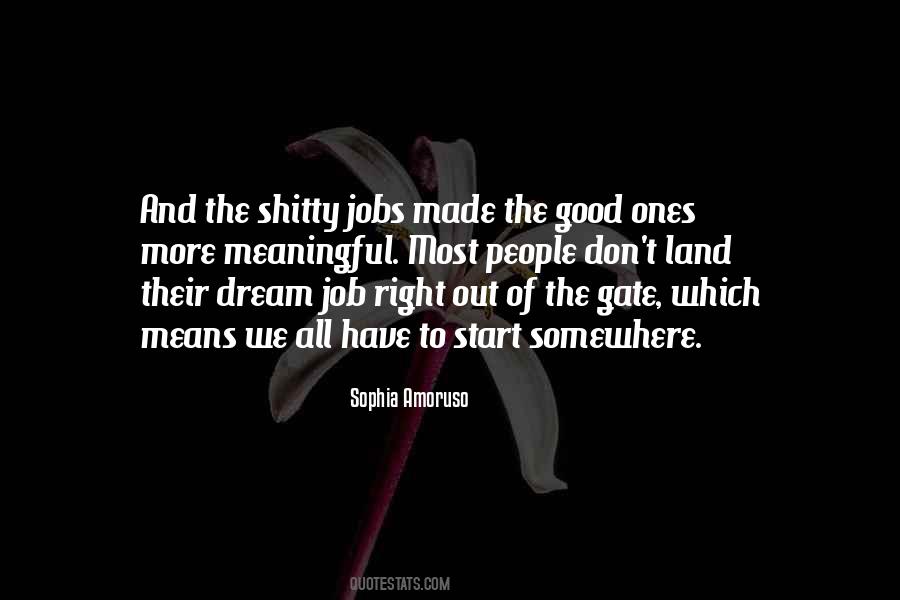 Land The Job Quotes #375260