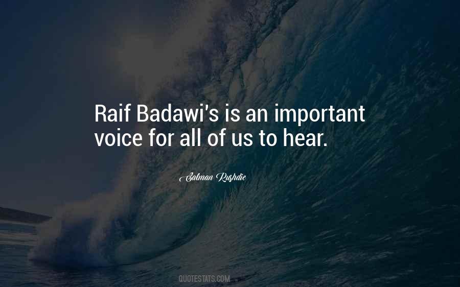 Badawi Quotes #906113