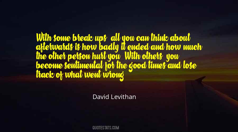 Badly Hurt Quotes #517989