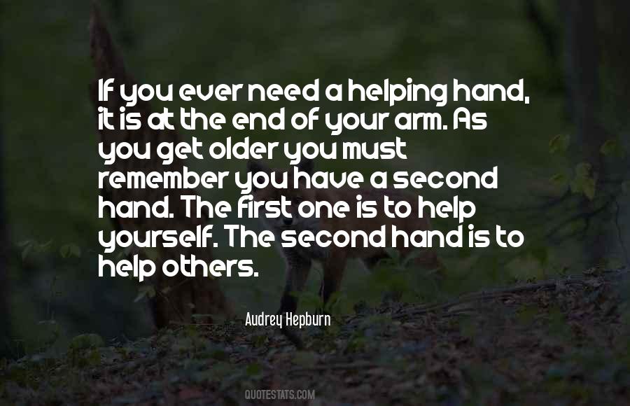 A Helping Hand Quotes #1863918