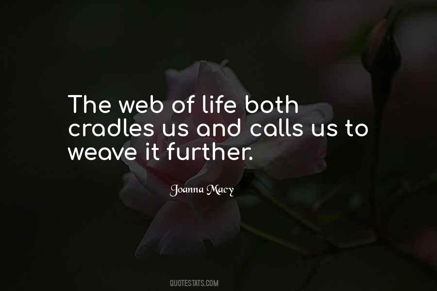 Quotes About The Web Of Life #1052465