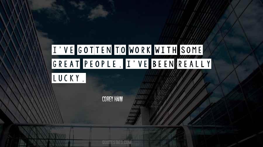 Lucky People Quotes #185538