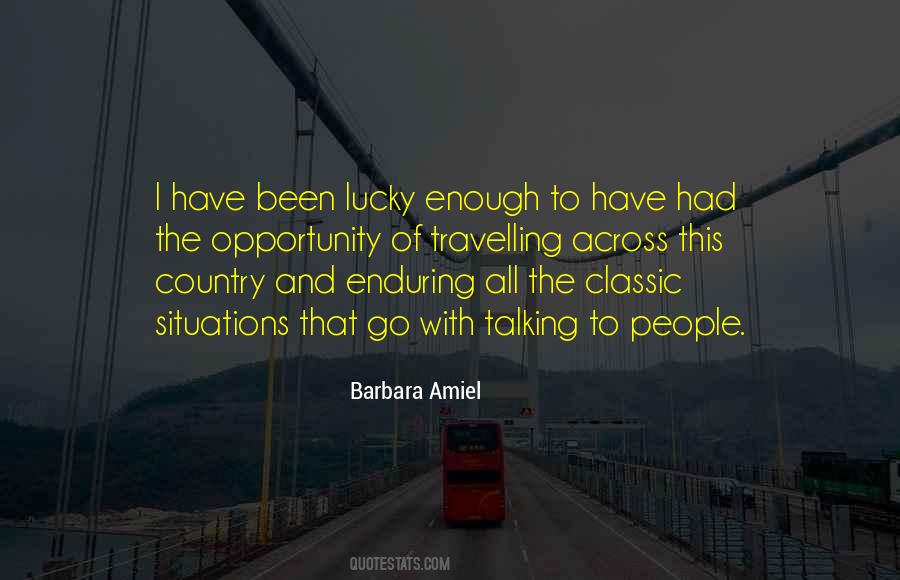 Lucky People Quotes #211047