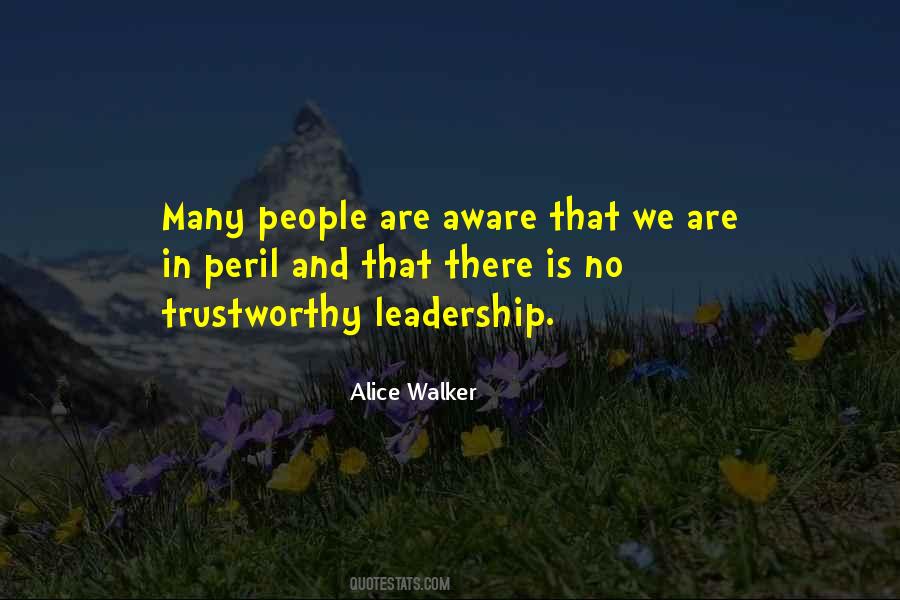 Trustworthy People Quotes #891065