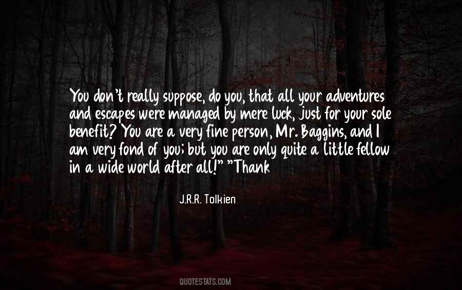 Baggins Quotes #1544346