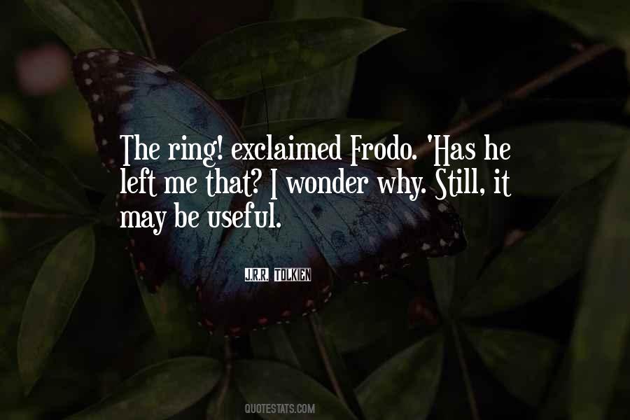 Baggins Quotes #30600