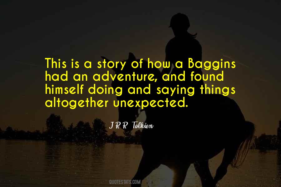 Baggins Quotes #762585