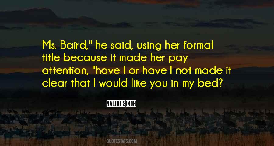 Baird Quotes #1823514