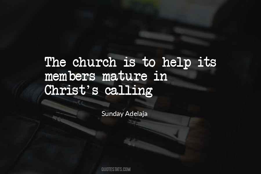 Church Calling Quotes #140866