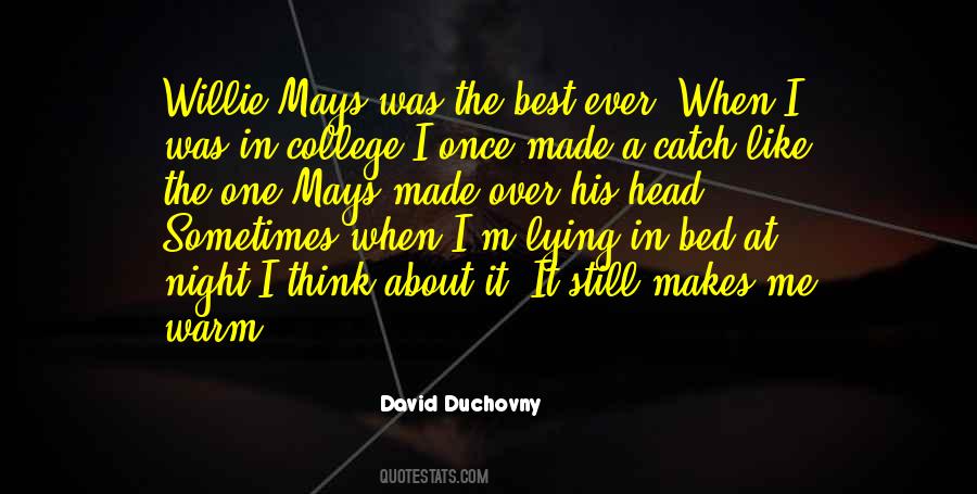 A Warm Bed Quotes #905037
