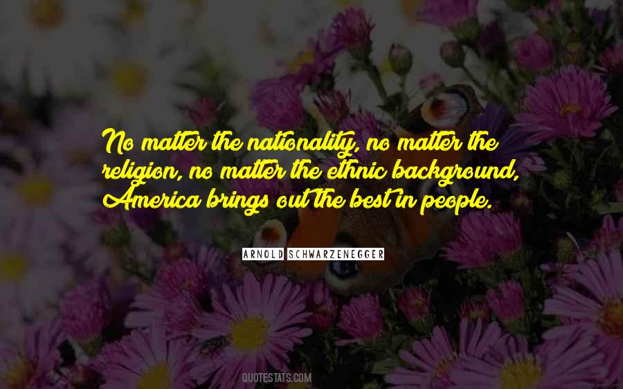 Ethnic Background Quotes #1865681